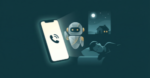 Guest calling AI voice concierge from a phone
