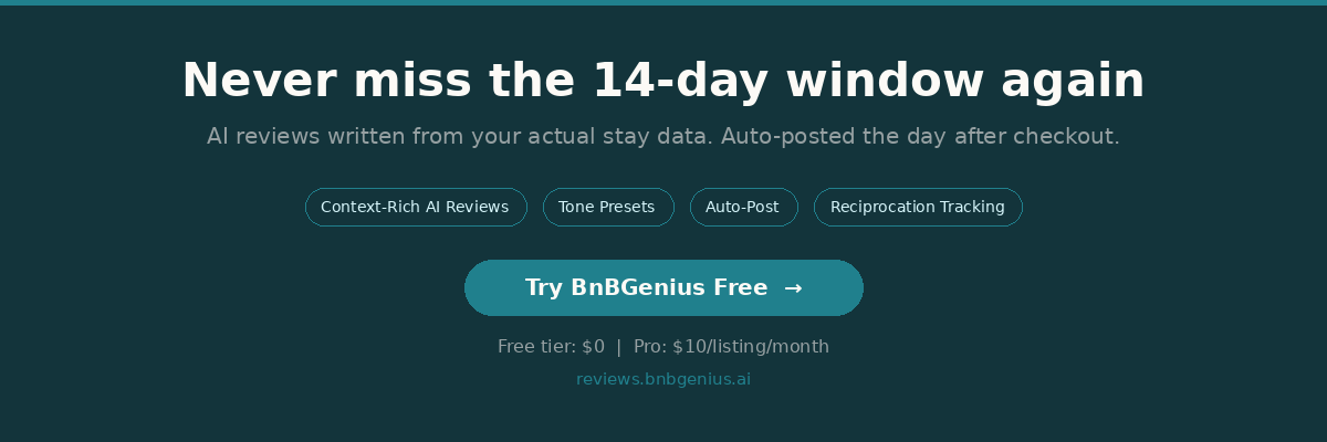 BnBGenius call-to-action banner