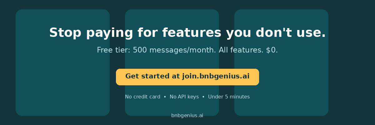 BnBGenius call-to-action banner