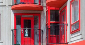 Balconies on an apartment building, the kind of leased unit arbitrage operators run